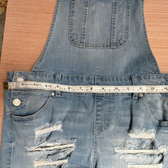 Women's 5 │ Blue Spice Overalls │Authentic │Distressed - Picture 4 of 9